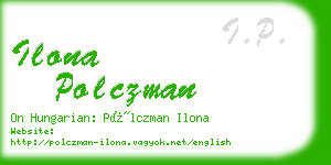 ilona polczman business card